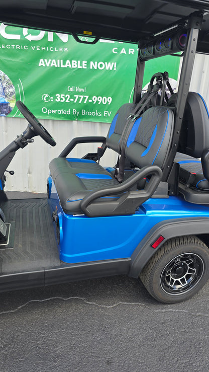 2026 ICON i40X — Electric Blue · 4 Passenger Lithium