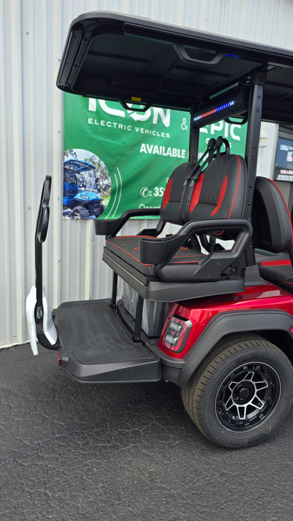 2026 ICON i60LX — Apple Cherry Red · 6 Passenger Luxury Limo