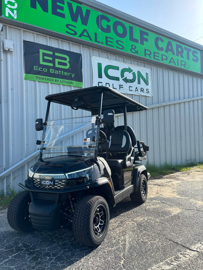 2026 ICON i40X — Metallic Black · 4 Passenger Lithium