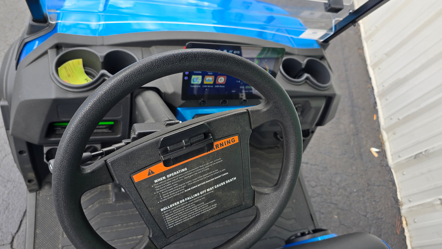 2026 ICON i20X — Electric Blue · 2 Passenger Lithium
