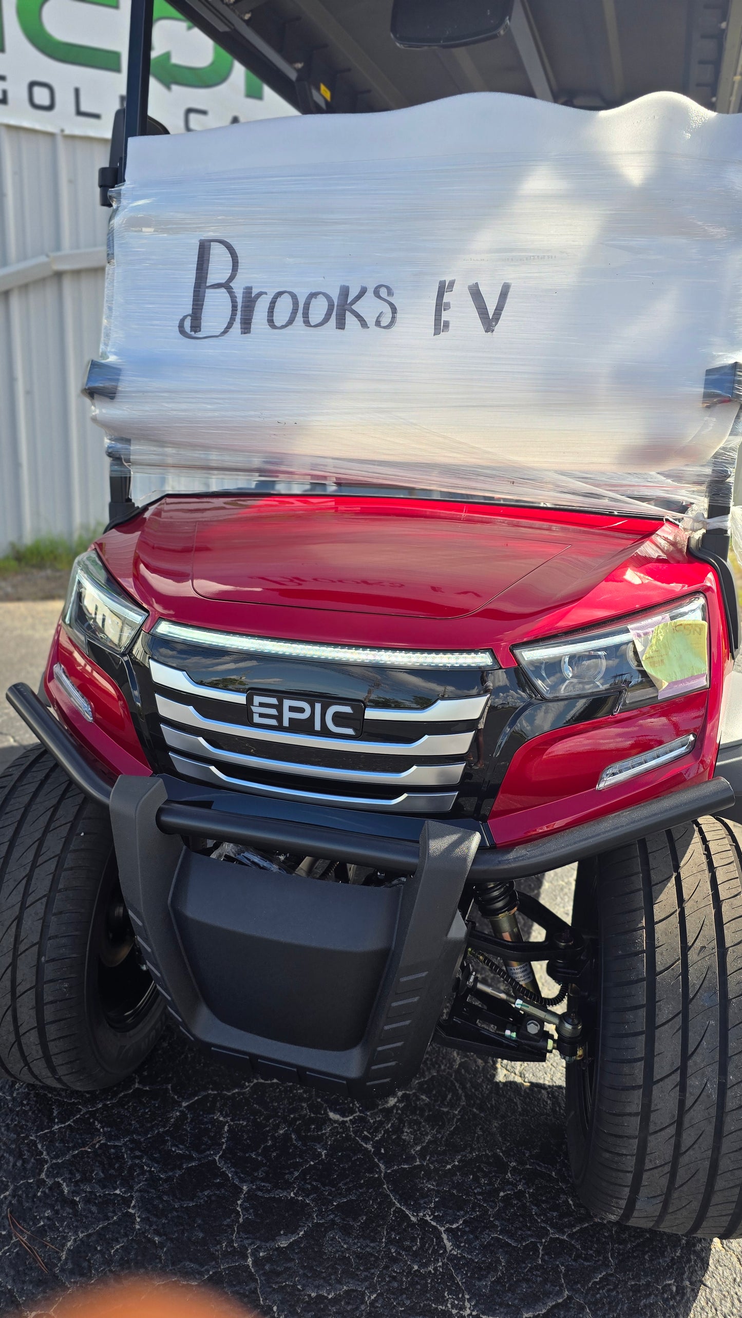 2026 EPIC E40FX — Apple Cherry Red · 4 Passenger · Award Winner