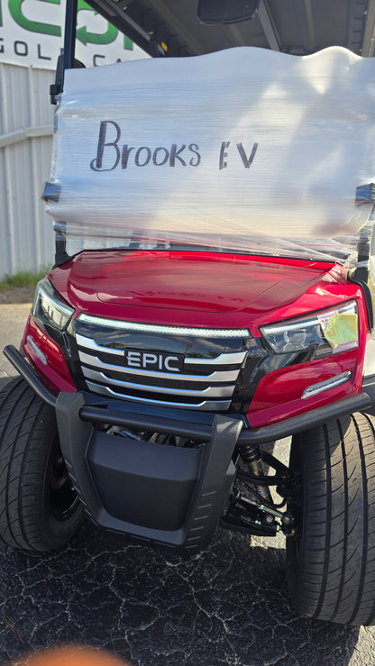 2026 EPIC E40FX — Apple Cherry Red · 4 Passenger · Award Winner