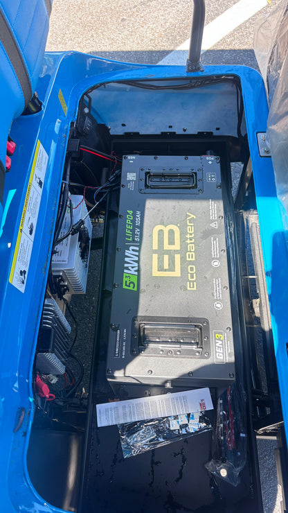 2025 ICON i60L — Caribbean Blue · 6 Passenger Lifted Lithium