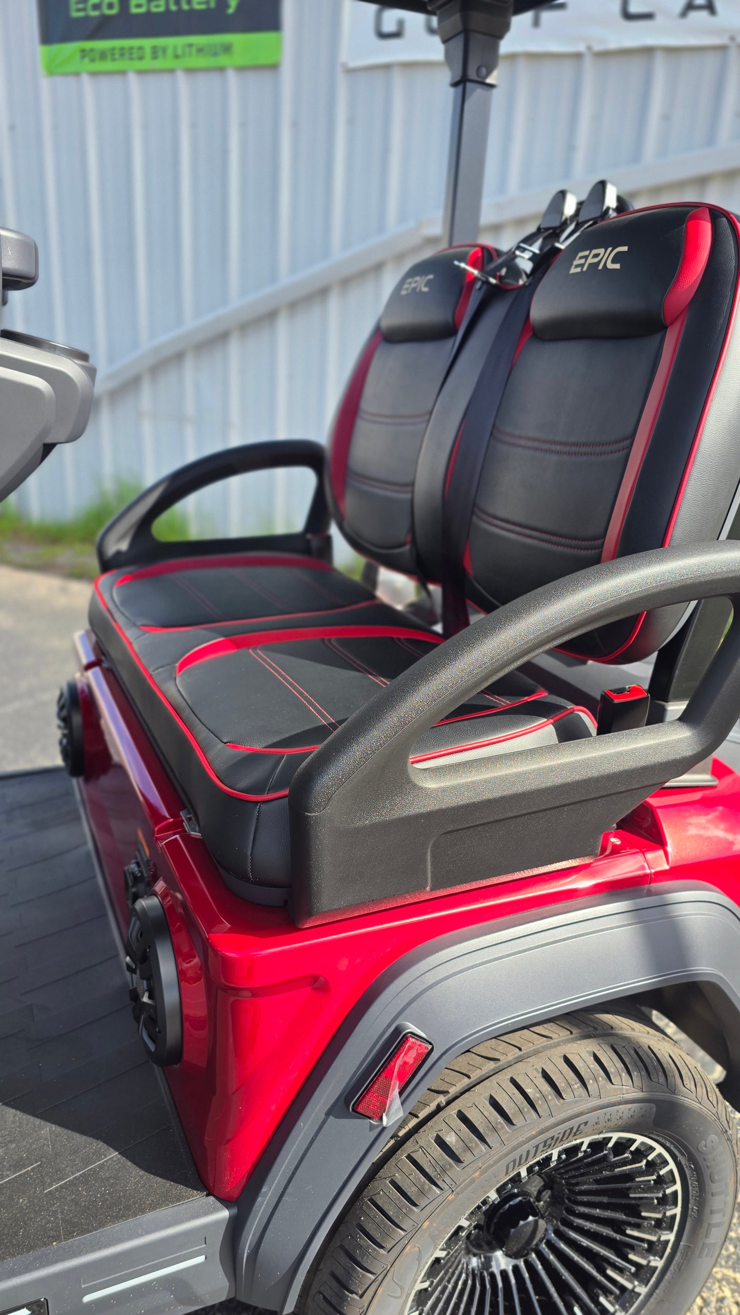 2026 EPIC E40FX — Apple Cherry Red · 4 Passenger · Award Winner