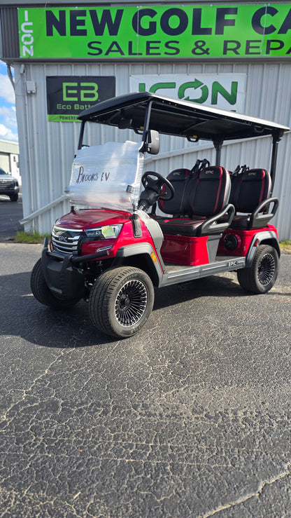 2026 EPIC E40FX — Apple Cherry Red · 4 Passenger · Award Winner