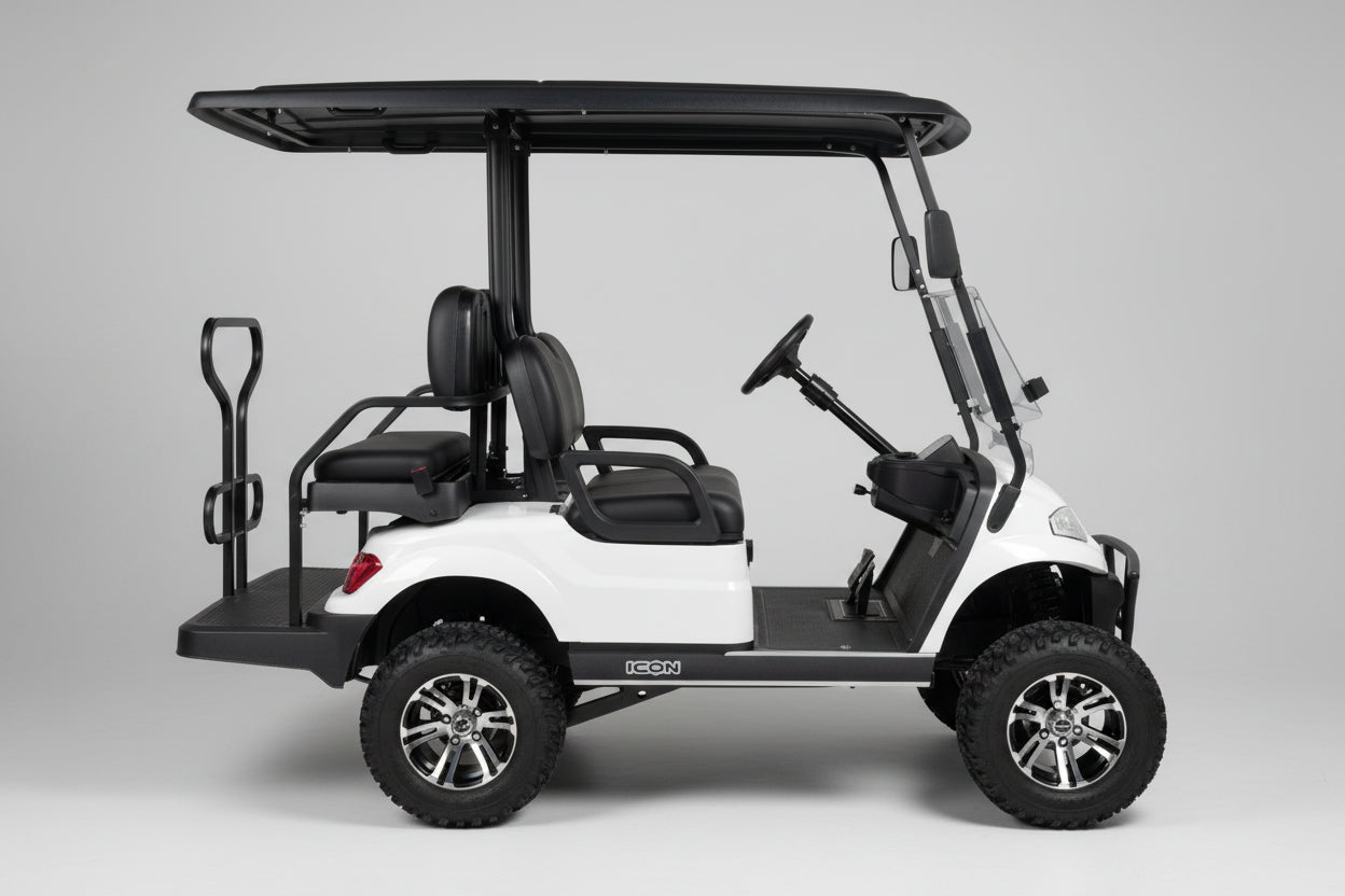 SOLD — 2025 Leftover ICON i40L Eco — 4 Passenger Lifted Lithium