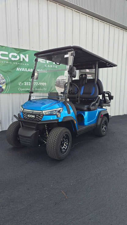 2026 ICON i40X — Electric Blue · 4 Passenger Lithium