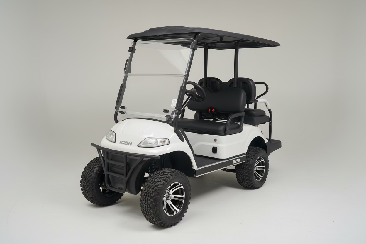 SOLD — 2025 Leftover ICON i40L Eco — 4 Passenger Lifted Lithium