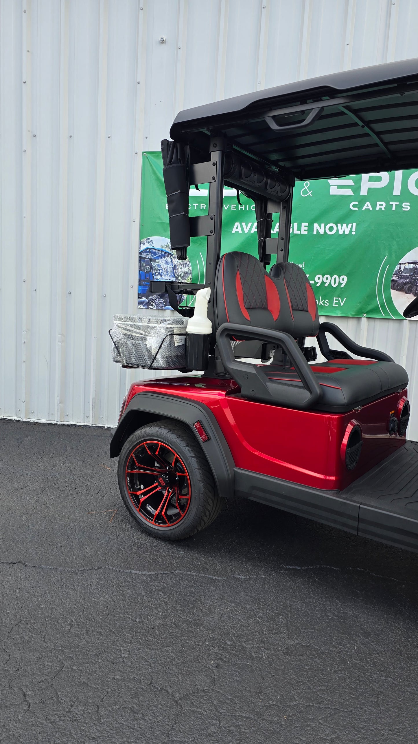 2026 ICON i20X — Apple Cherry Red · 2 Passenger Lithium