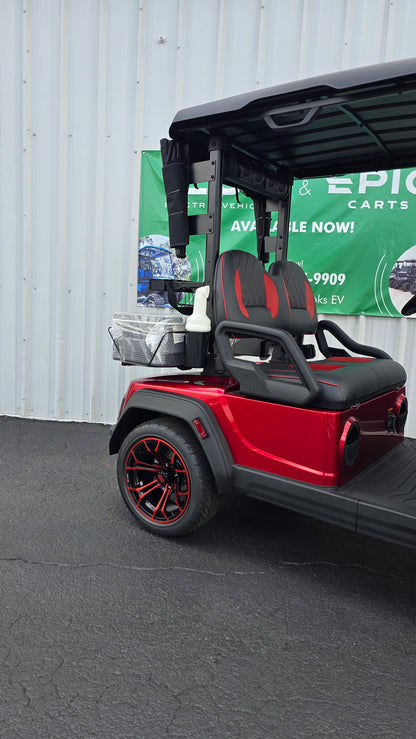 2026 ICON i20X — Apple Cherry Red · 2 Passenger Lithium